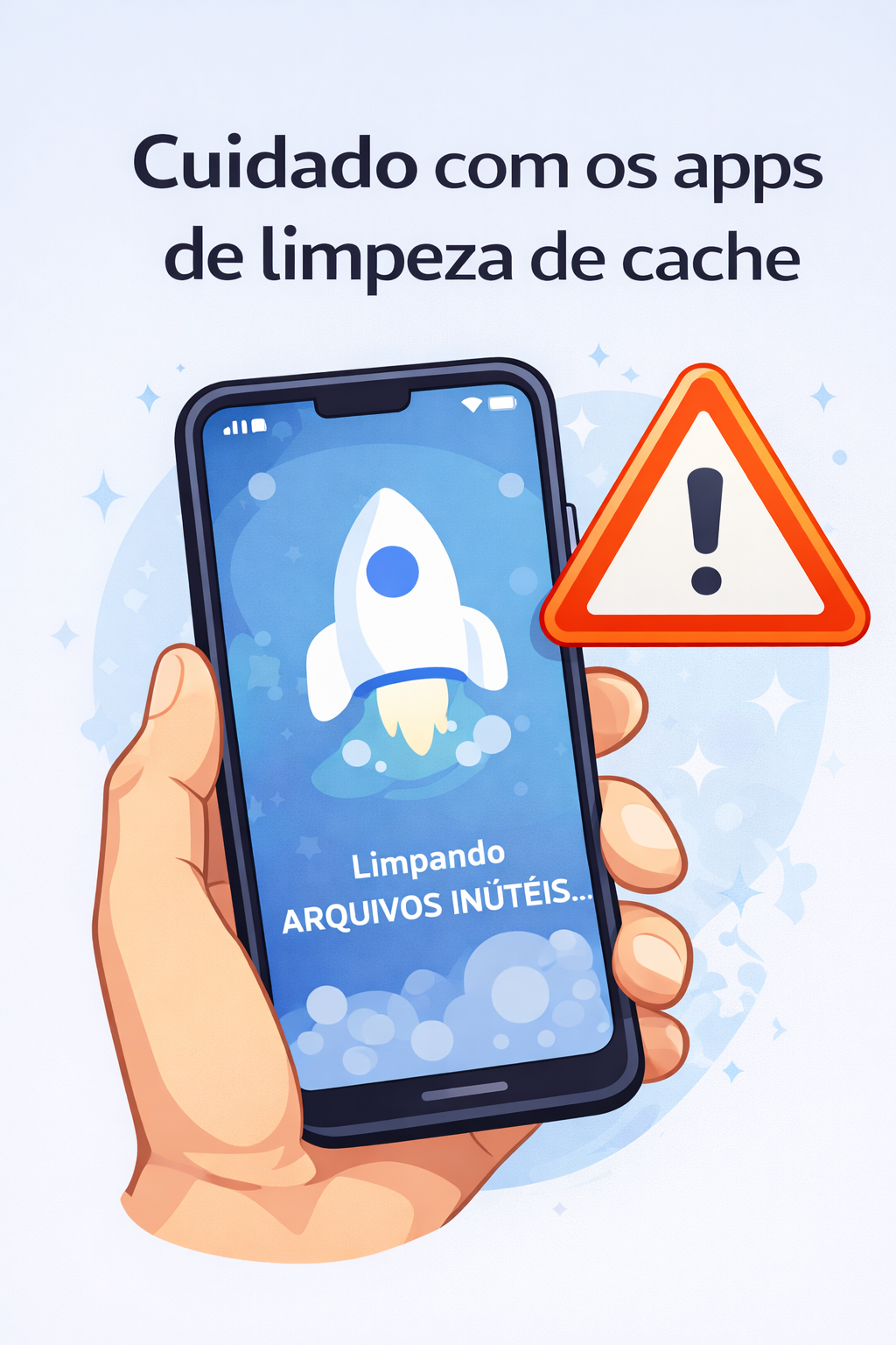 Cuidado com apps de limpeza de cache